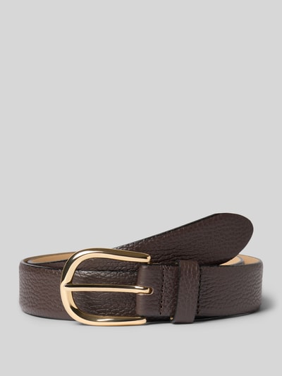 Weinmann Riem van echt leer Model 'Adra' Donkerbruin - 1