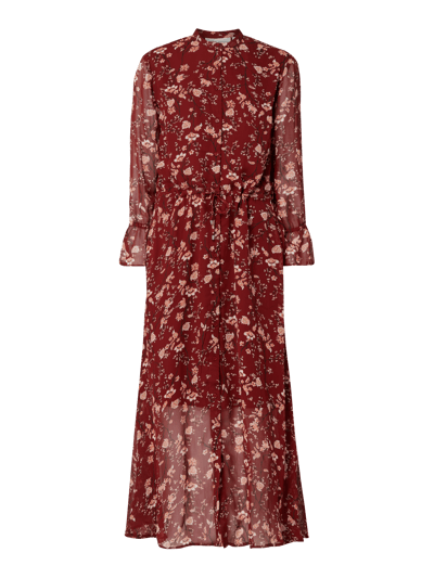 InWear Sukienka koszulowa z wiskozy z kwiatowym wzorem Koniakowy 2