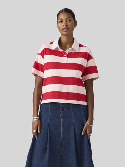 Levi's® Relaxed Fit Poloshirt aus reiner Baumwolle Rosa 4
