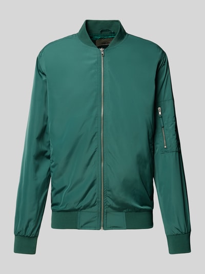 Blend Blouson met paspelzakken Donkergroen - 2