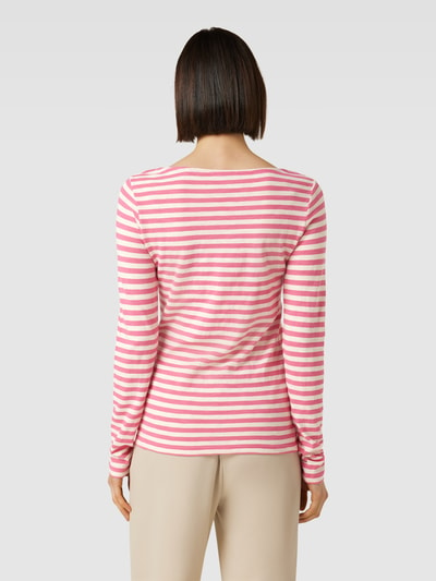 Marc O'Polo Longsleeve mit Streifenmuster Pink 5