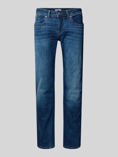 Pepe Jeans Slim Fit Jeans aus Baumwoll-Mix Modell 'Hatch' Jeansblau 2