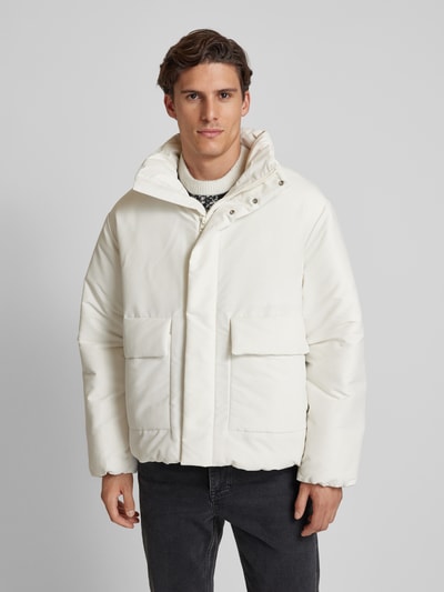 HUGO Jacke mit Stehkragen Modell 'Brandly' Offwhite 4