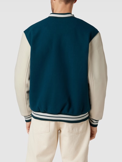 MCNEAL College-Jacke mit Motiv-Stitching Petrol 5