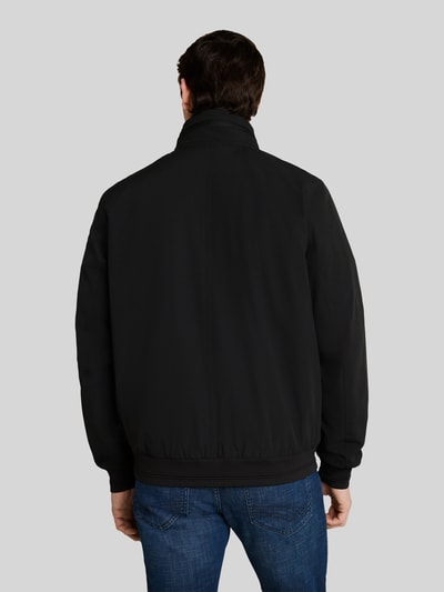 Tom Tailor Regular Fit Blouson aus wasserdichtem Stoff Black 5