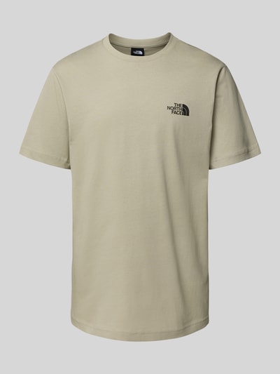 The North Face T-Shirt mit Label-Print Hellgrau 2