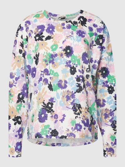 B.Young Shirt met lange mouwen en all-over motief, model 'Sky' Roze - 2