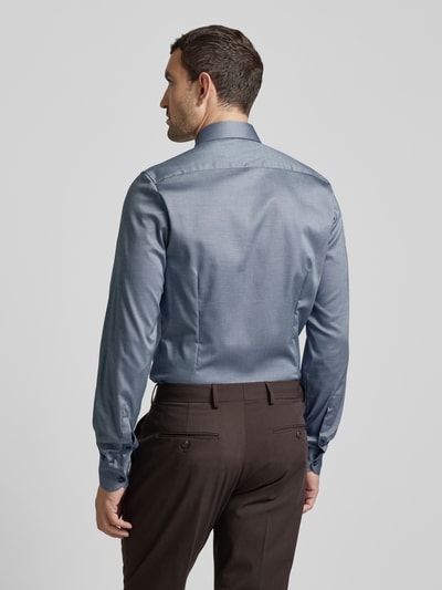 OLYMP Level Five Slim fit zakelijk overhemd met kentkraag, model 'New York' Marineblauw - 5