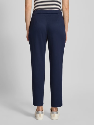 Christian Berg Woman Regular Fit Stoffhose aus Viskose-Mix Dunkelblau 5