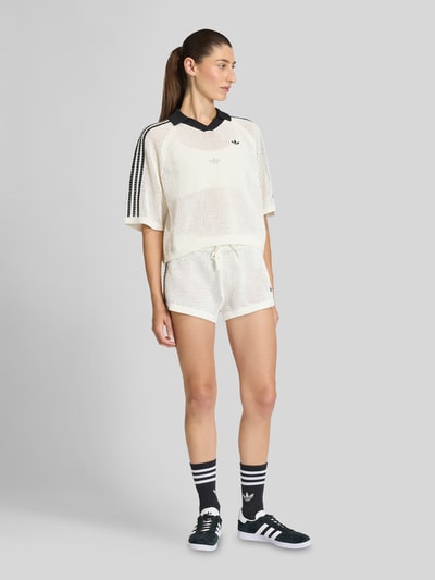 adidas Originals Regular Fit Shorts in Strickoptik Offwhite 1