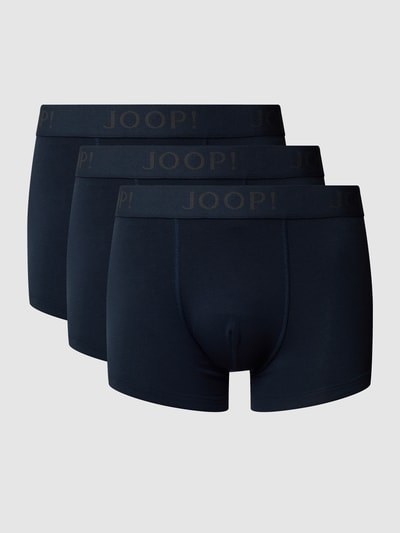 JOOP! Collection Obcisłe bokserki męskie z mieszanki bawełny i elastanu w zestawie 3 szt. Ciemnoniebieski 2