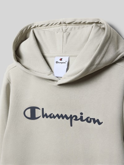 CHAMPION Hoodie mit Kapuze Stein 2