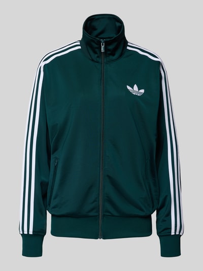 adidas Originals Trainingsjack met labelstitching, model 'FIREBIRD' Donkergroen - 2
