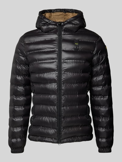 Blauer Usa Gewatteerd jack met tweewegsritssluiting, model 'CHARLES' Zwart - 2