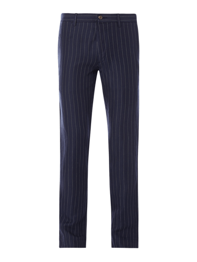 Polo Ralph Lauren Slim Fit Stoffhose aus Leinenmischung  Marine 1