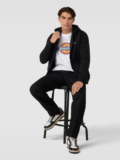 Dickies Sweatjacke mit Label-Patch Modell 'OAKPORT' Black 1