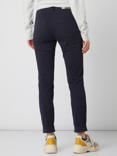 Luisa Cerano Skinny Fit Jeans mit Umschlag Marine 6