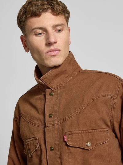 Levi's® Jacke mit Brusttaschen Modell 'WESTERN SHORTHORN' Hellbraun 3