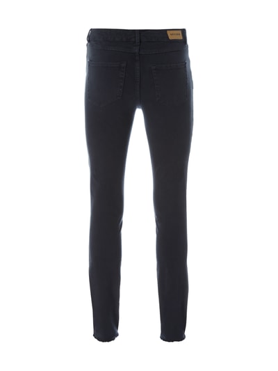 Review Jeansy barwione o kroju skinny fit Niebieski 4