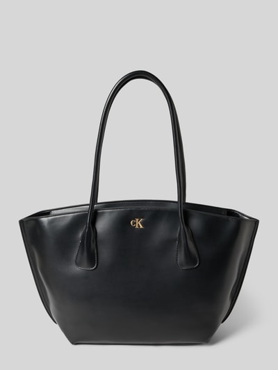 CK Calvin Klein Tote bag met logodetail, model 'Dome' Zwart - 2