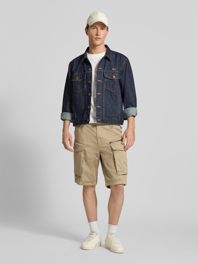 G-Star RAW Bermudas mit Pattentaschen Modell 'ROVIC ZIP' Beige 1