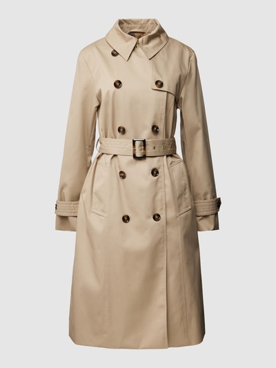 Barbour Trenchcoat mit Taillengürtel Modell 'Greta Showerproof' Beige 2