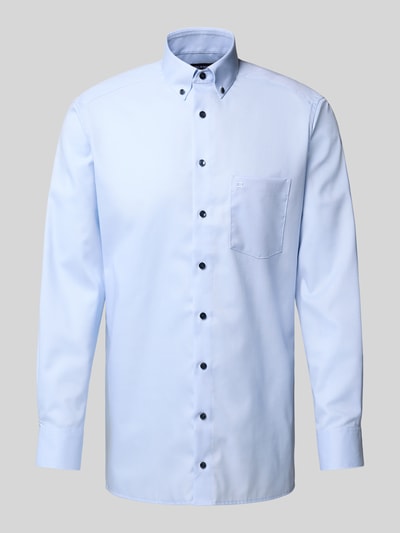 OLYMP Modern Fit Businesshemd mit Button-Down-Kragen Bleu 2