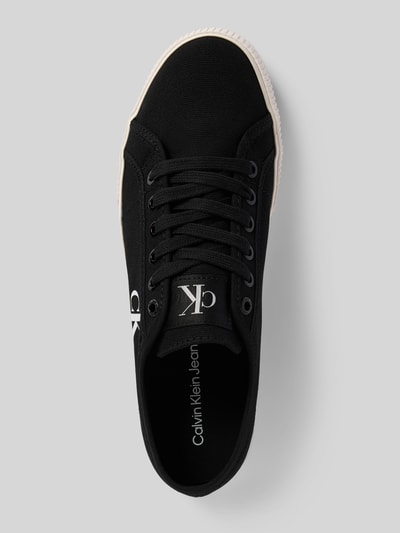Calvin Klein Jeans Sneakersy z detalami z logo Czarny 3