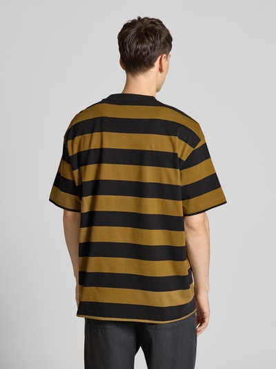 Hugo Blue Regular fit T-shirt van puur katoen Olijfgroen - 5