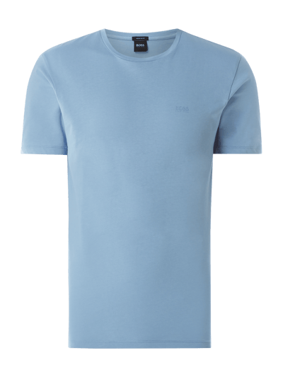 BOSS T Shirt mit Logo Print bleu online kaufen