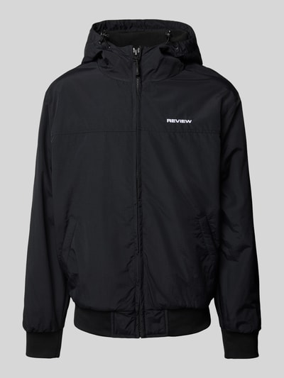 REVIEW Blouson met steekzakken, model 'BASIC' Zwart - 1