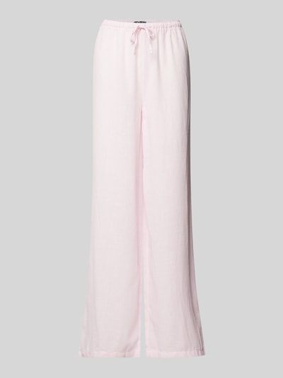 Review Wide Leg Pyjama-Hose mit Tunnelzug Rose 1