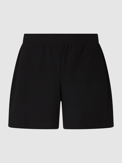 Only Shorts mit Rippenstruktur Modell 'Emma' Black 2