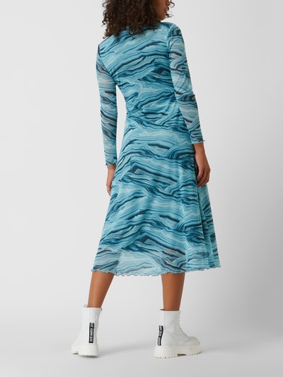 Tom Tailor Denim Midi-jurk van mesh Bleu - 4