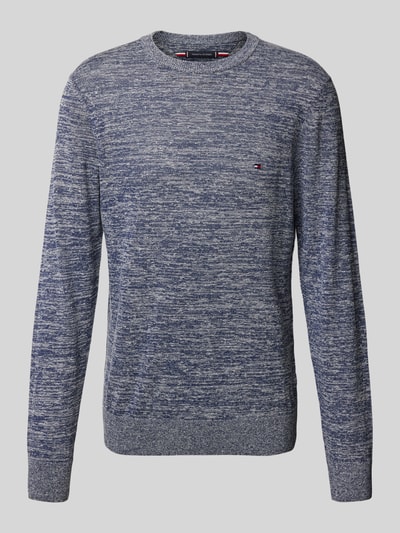 Tommy Hilfiger Gebreide pullover met ribboorden Marineblauw - 2