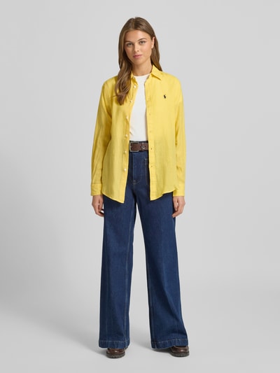Polo Ralph Lauren Overhemdblouse met knoopsluiting Geel - 1