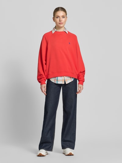 Polo Ralph Lauren Regular Fit Sweatshirt aus Baumwoll-Mix Rot 1