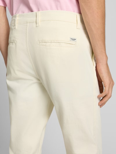 Jack & Jones Slim fit broek met steekzakken, model 'MARCO' Offwhite - 3