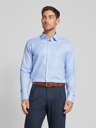 BOSS Regular Fit Business-Hemd mit Kentkragen Modell 'Joe' Blau 4