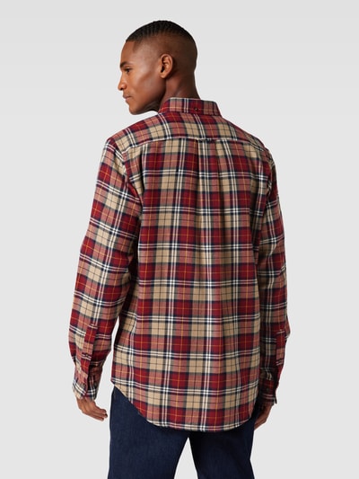 Gant Regular Fit Freizeithemd mit Tartan-Karo Bordeaux 5