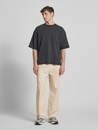 REVIEW Stoffen broek met achterzakken Beige - 1