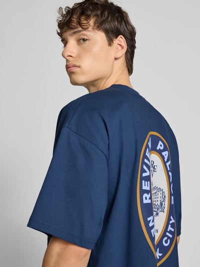 REVIEW T-shirt met ronde hals Donkerblauw - 3