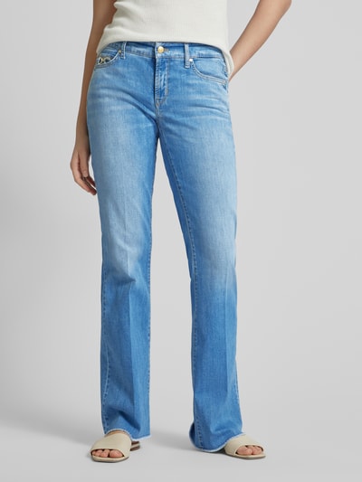 Cambio Flared jeans in 5-pocketmodel, model 'PARIS' Blauw - 4