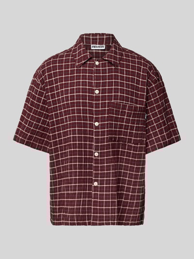 REVIEW Regular Fit Freizeithemd mit Brusttasche Rostrot 2