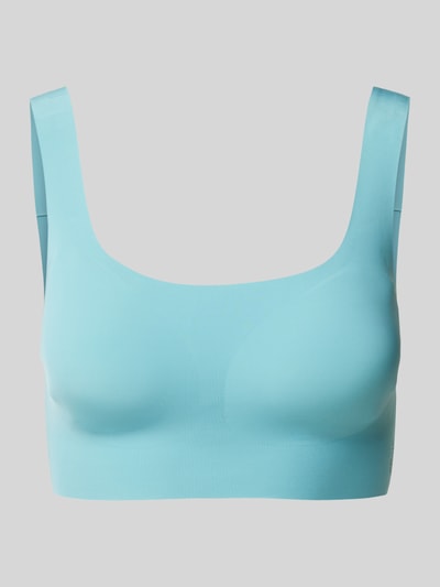 Sloggi Bustier met labelprint, model 'ZERO FEEL 2.0' Turquoise - 1