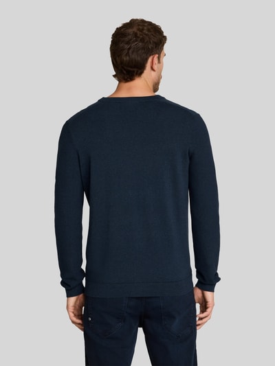 Tom Tailor Pullover mit strukturierter Feinstrickoptik Blau 5
