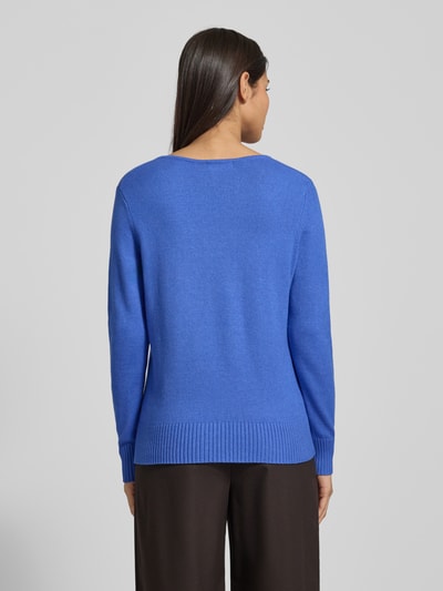 Christian Berg Woman Strickpullover aus Viskose-Mix mit V-Ausschnitt Royal Melange 5