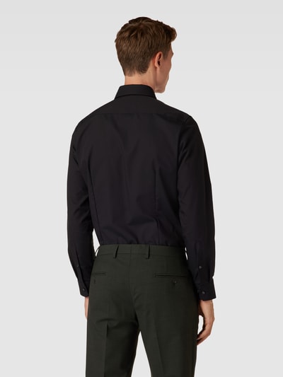 Seidensticker Slim Fit Business-Hemd mit Kentkragen Black 5