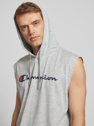 CHAMPION Tanktop mit Kapuze Hellgrau Melange 3