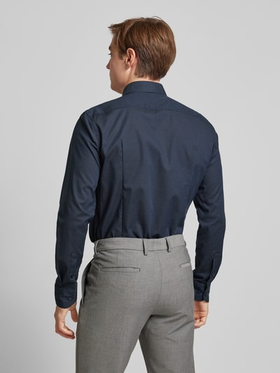 BOSS Slim Fit Business-Hemd mit Knopfleiste Bleu 5